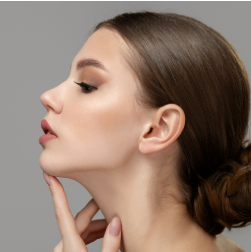 jawline after dermal filler treatment in san diego