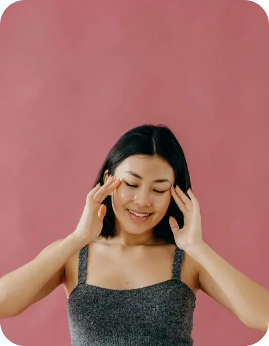 women with wrinkle free appearance posing after xeomin injection in san diego