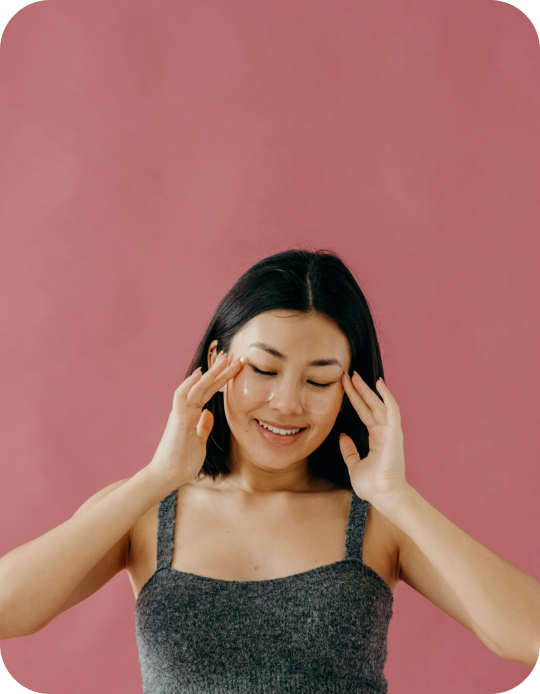 women smiling with a wrinkle free face after xeomin treatment in san diego