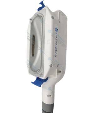 side angle view of coolsculpting advantage plus applicator