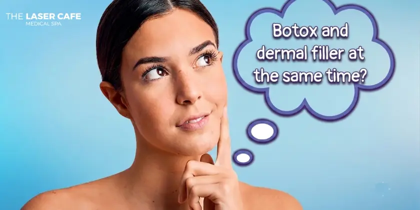 women thinking about combining botox and dermal filler at the same time